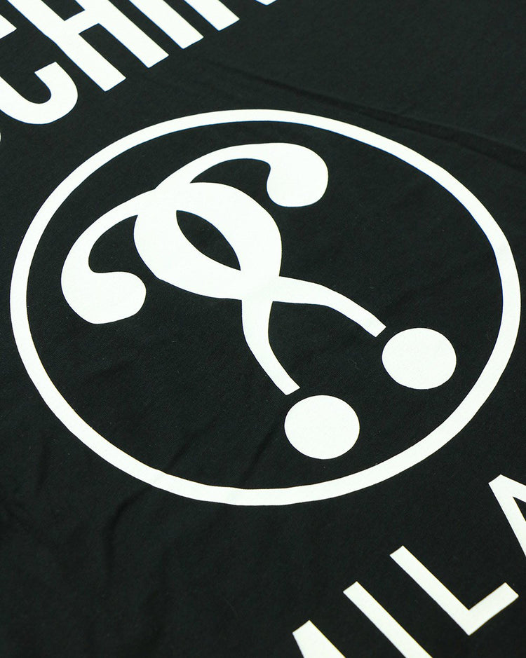 Double Question Mark Jersey Long Length T-Shirt