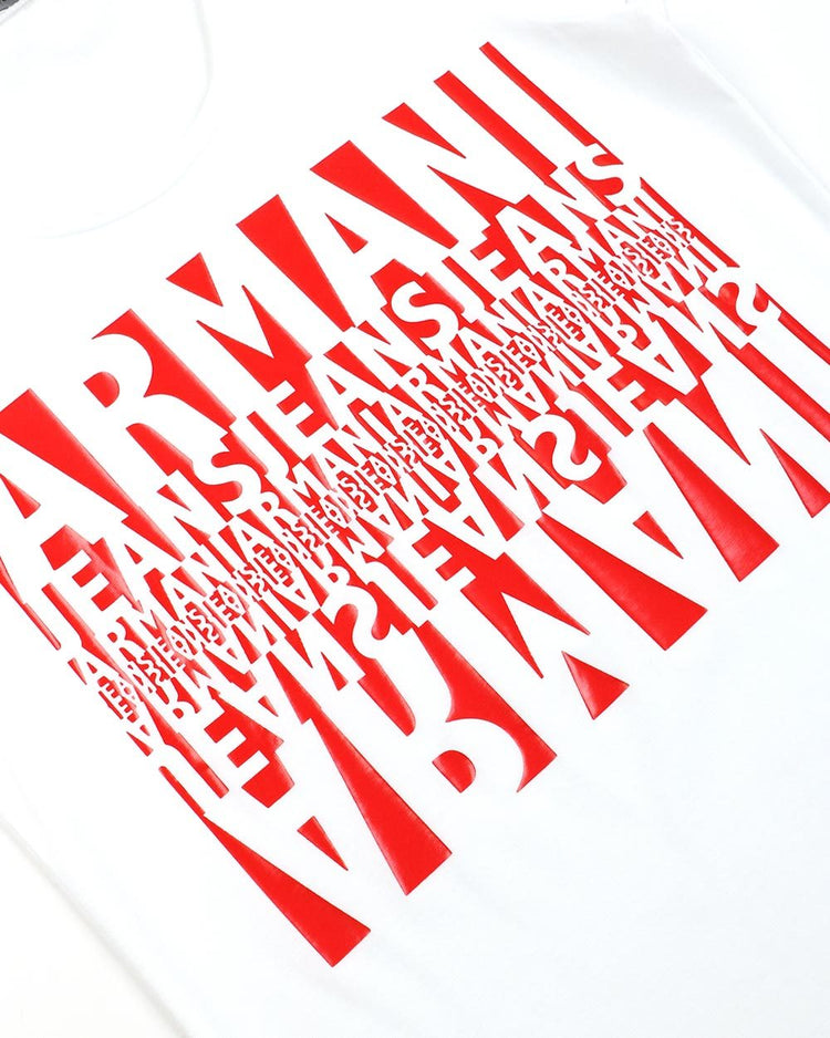 Printed Crew Neck Short Sleeves T-Shirt