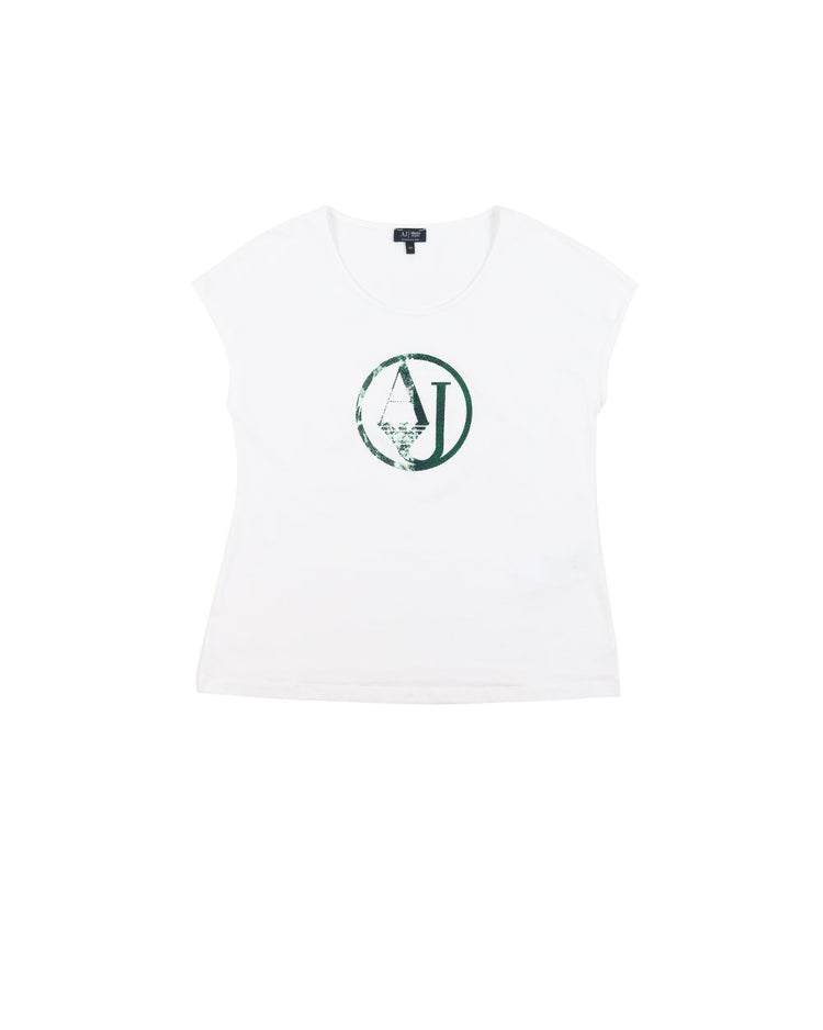 Printed Crew Neck Short Sleeves T-Shirt