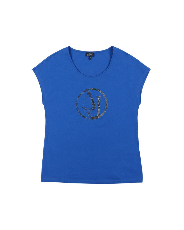 Printed Crew Neck Short Sleeves T-Shirt