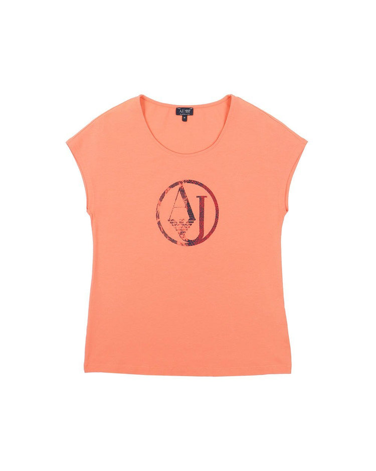 Printed Crew Neck Short Sleeves T-Shirt