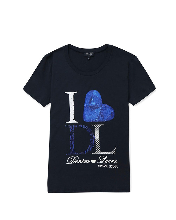Printed Crew Neck Short Sleeves T-Shirt
