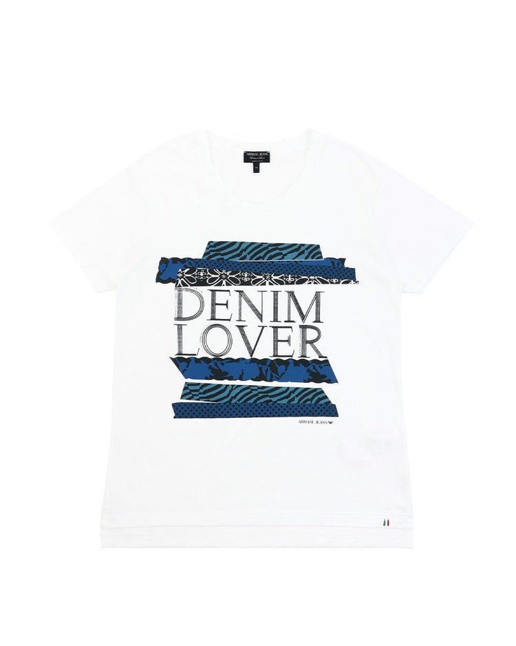 Printed Round Neck Short Sleeves T-shirt