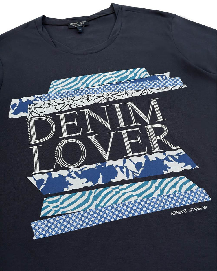 Printed Round Neck Short Sleeves T-shirt
