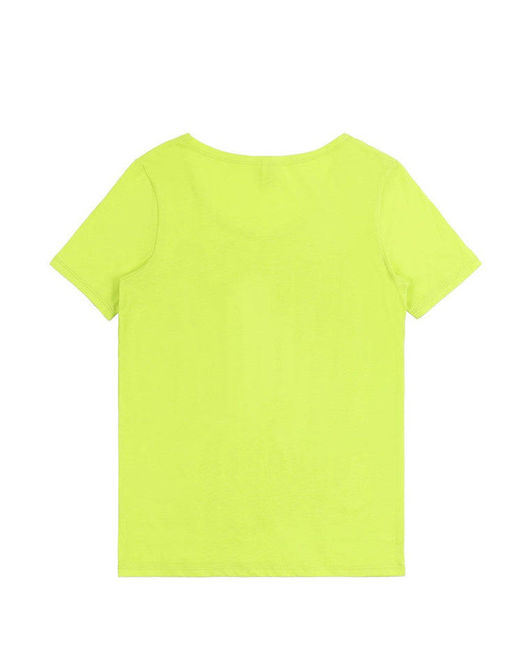 Printed Round Neck Short-Sleeves T-shirt