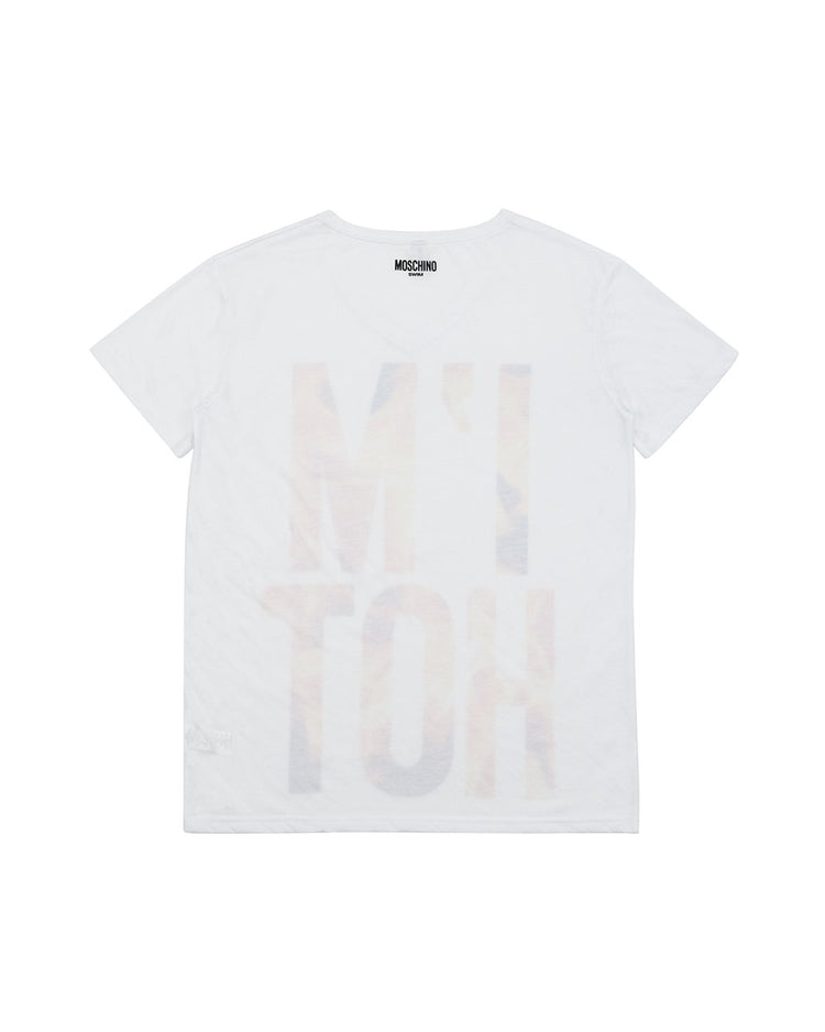 Printed V-Neck Short-Sleeves T-shirt