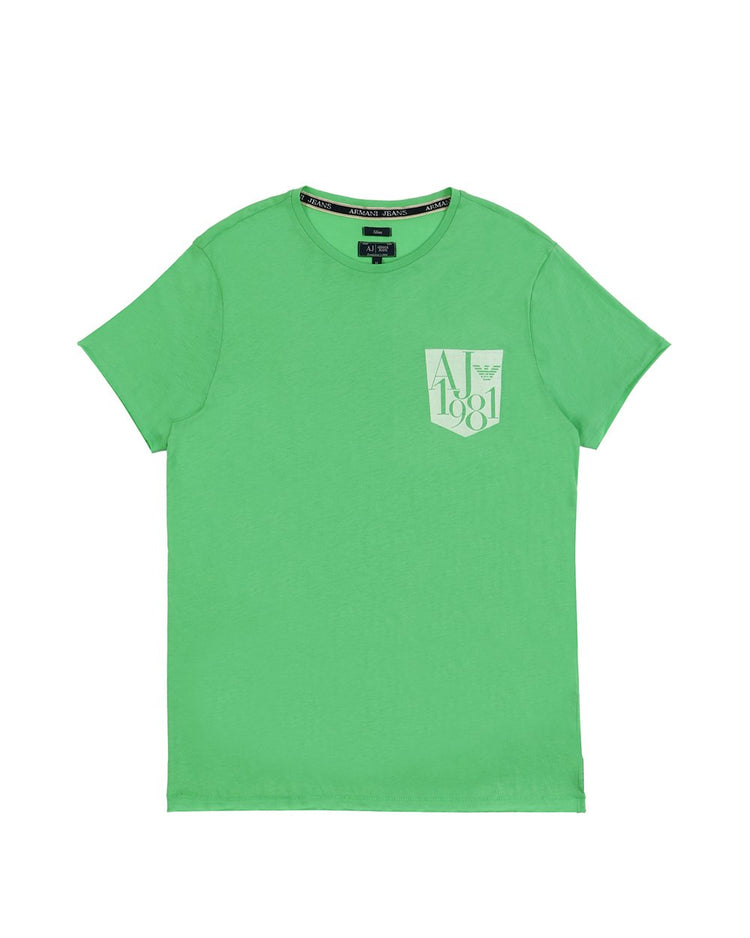 Printed Round Neck Short Sleeves T-shirt