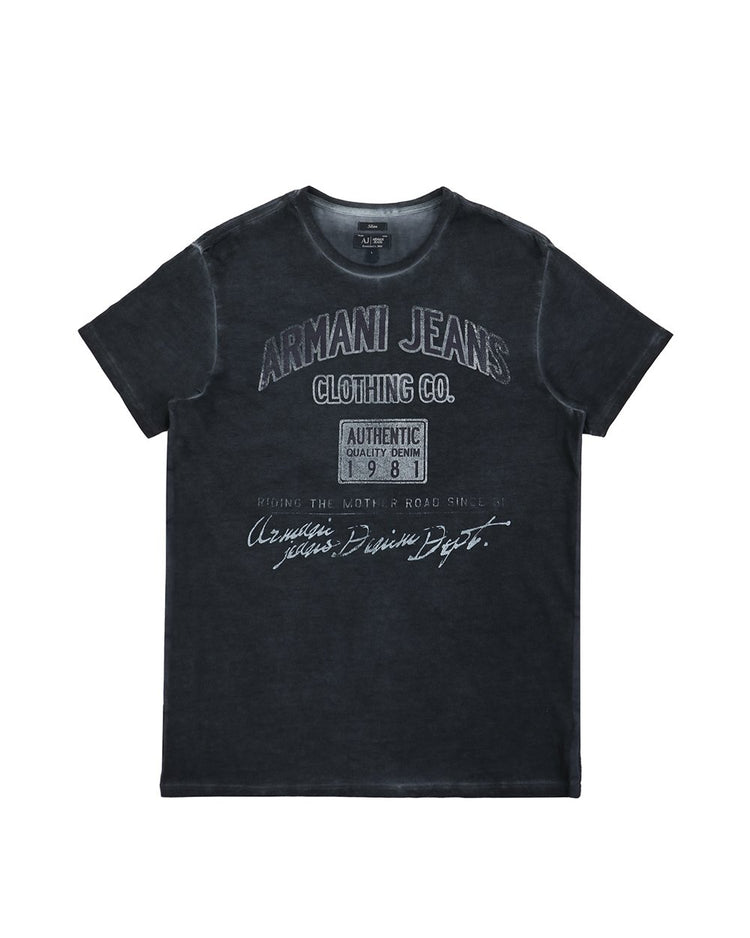 Printed Round Neck Short Sleeves T-shirt