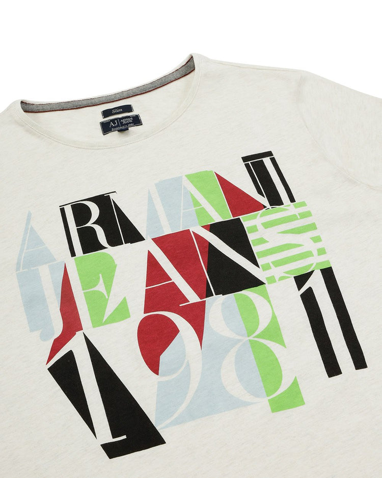 Printed Round Neck Short Sleeves T-shirt