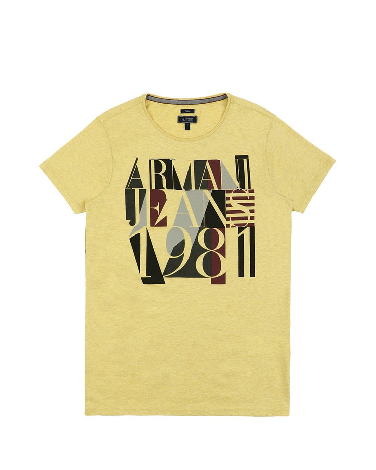 Printed Round Neck Short Sleeves T-shirt
