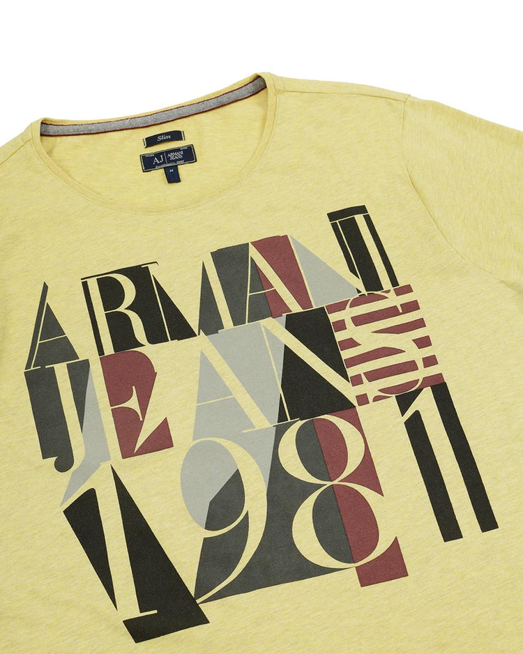 Printed Round Neck Short Sleeves T-shirt