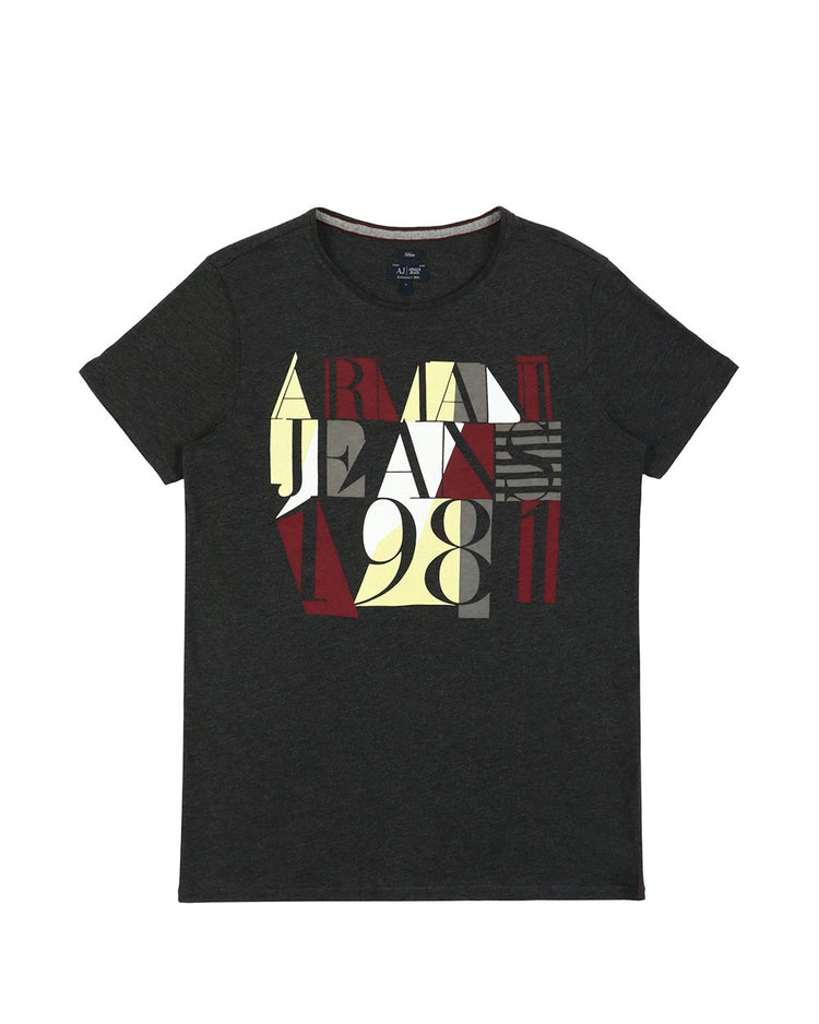 Printed Round Neck Short Sleeves T-shirt