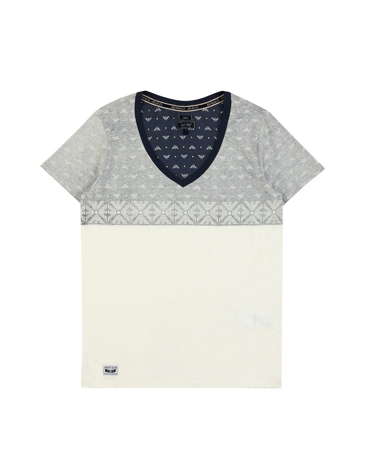 Printed Round Neck Short Sleeves T-shirt