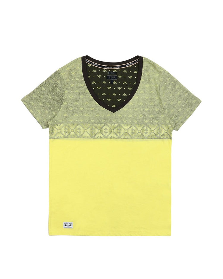 Printed Round Neck Short Sleeves T-shirt