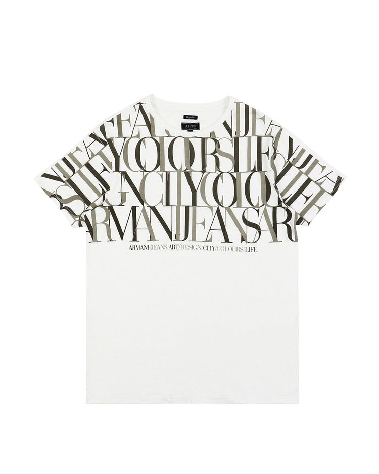 Printed Round Neck Short Sleeves T-shirt