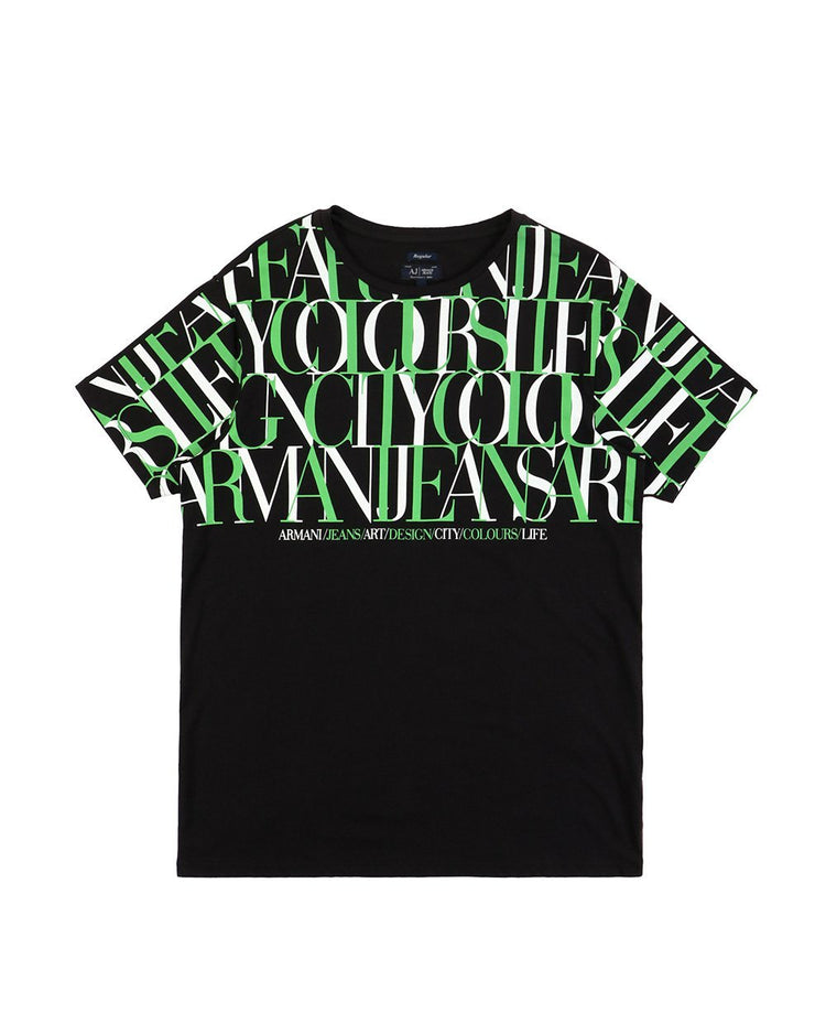 Printed Round Neck Short Sleeves T-shirt