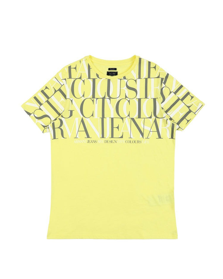 Printed Round Neck Short Sleeves T-shirt