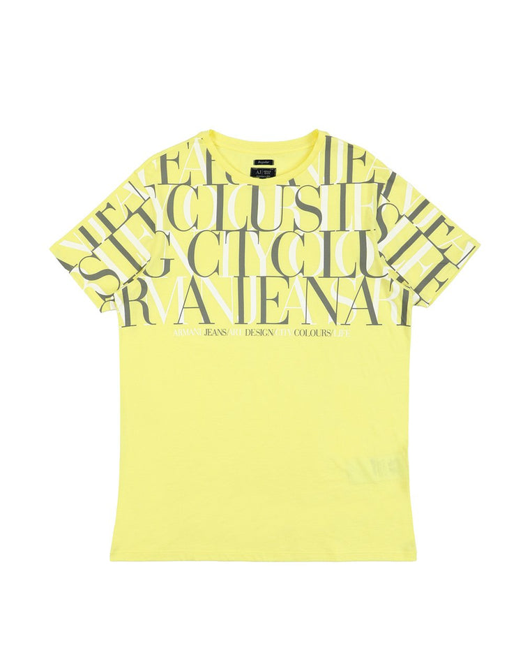 Printed Round Neck Short Sleeves T-shirt - ISSI Outlet