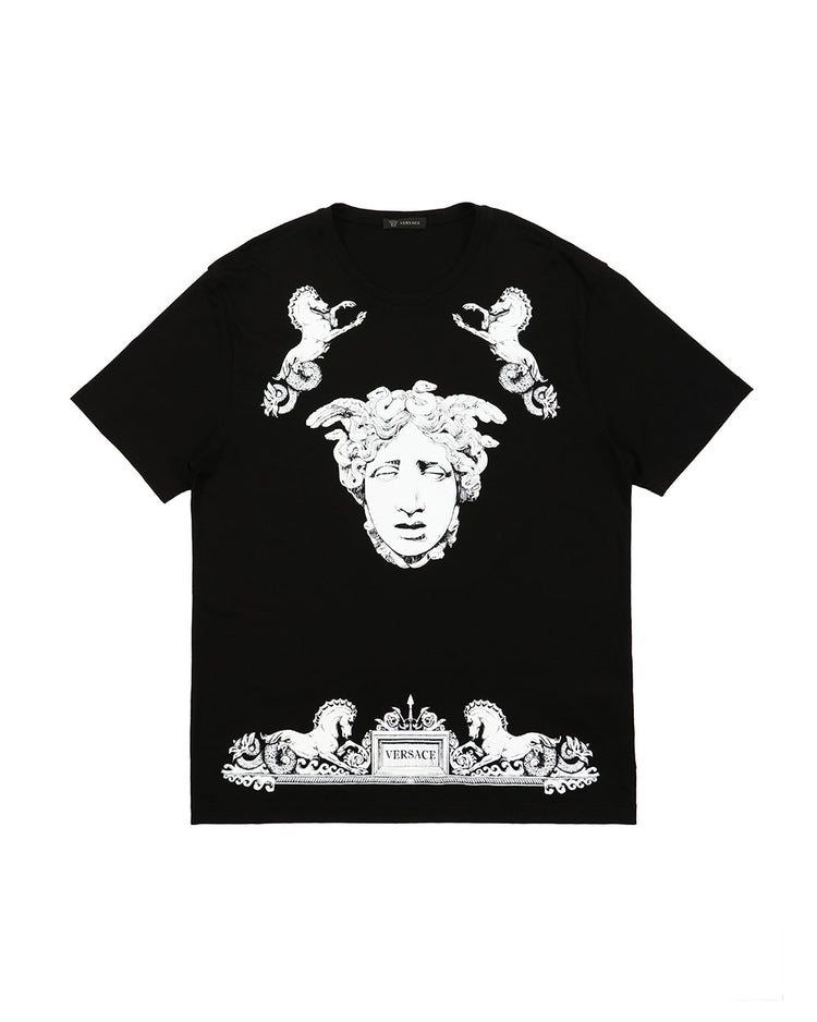 Printed Round Neck Short-Sleeves T-Shirt