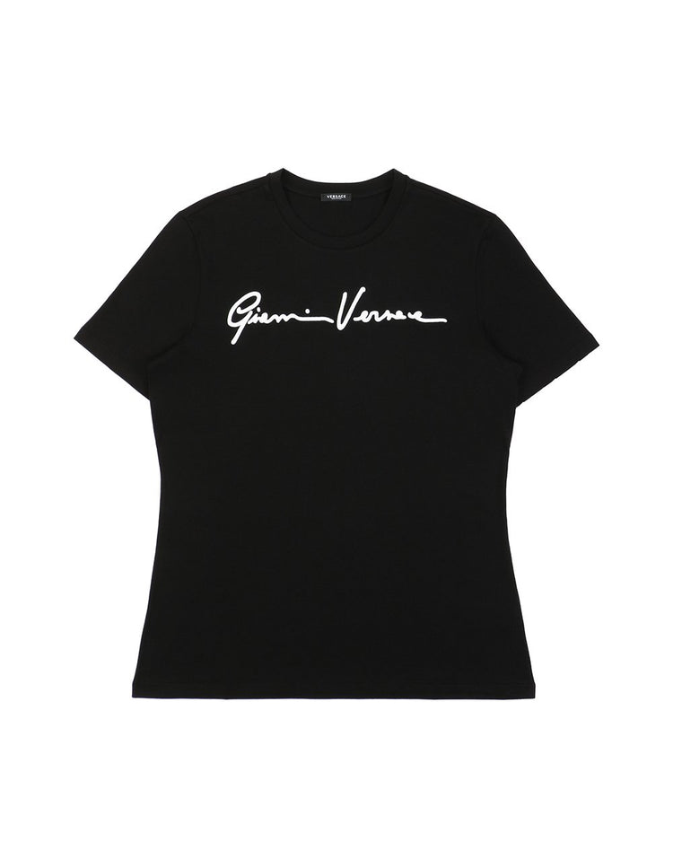 Logo Short Sleeves Round Neck T-shirt
