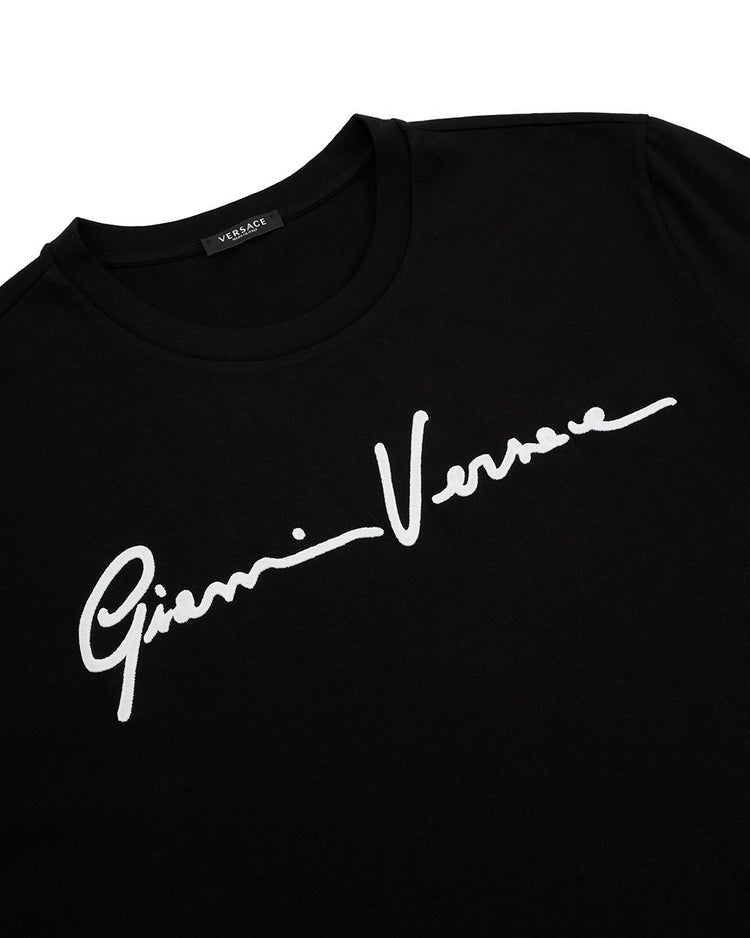 Logo Short Sleeves Round Neck T-shirt