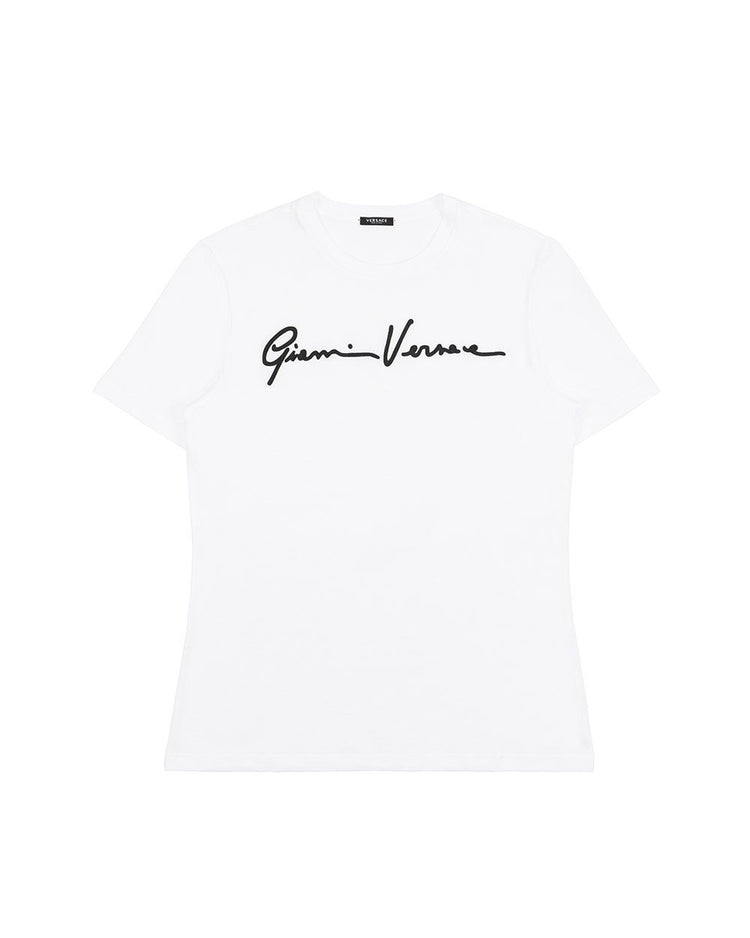 Logo Short Sleeves Round Neck T-shirt