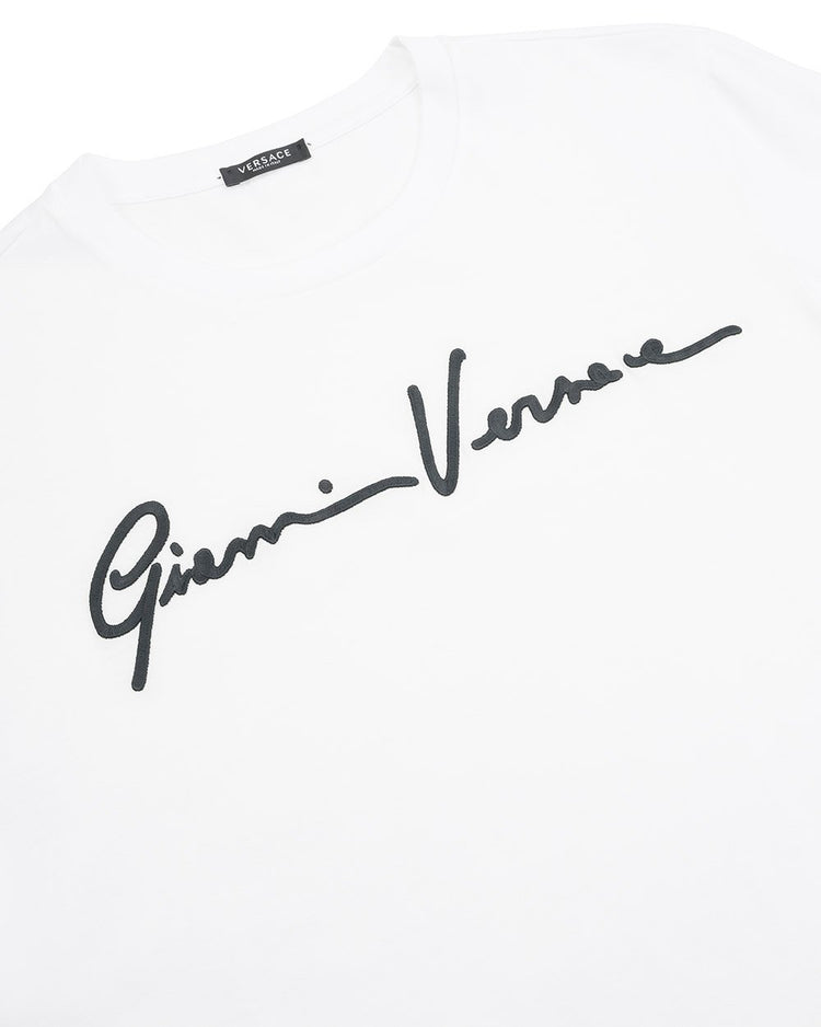 Logo Short Sleeves Round Neck T-shirt