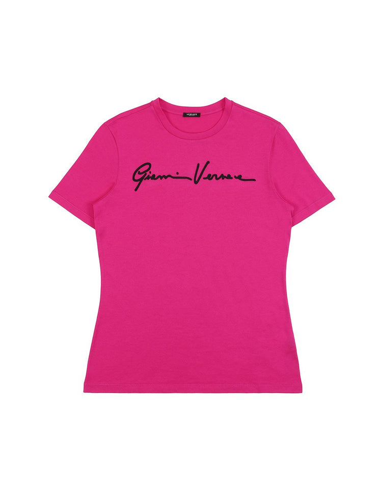 Logo Short Sleeves Round Neck T-shirt