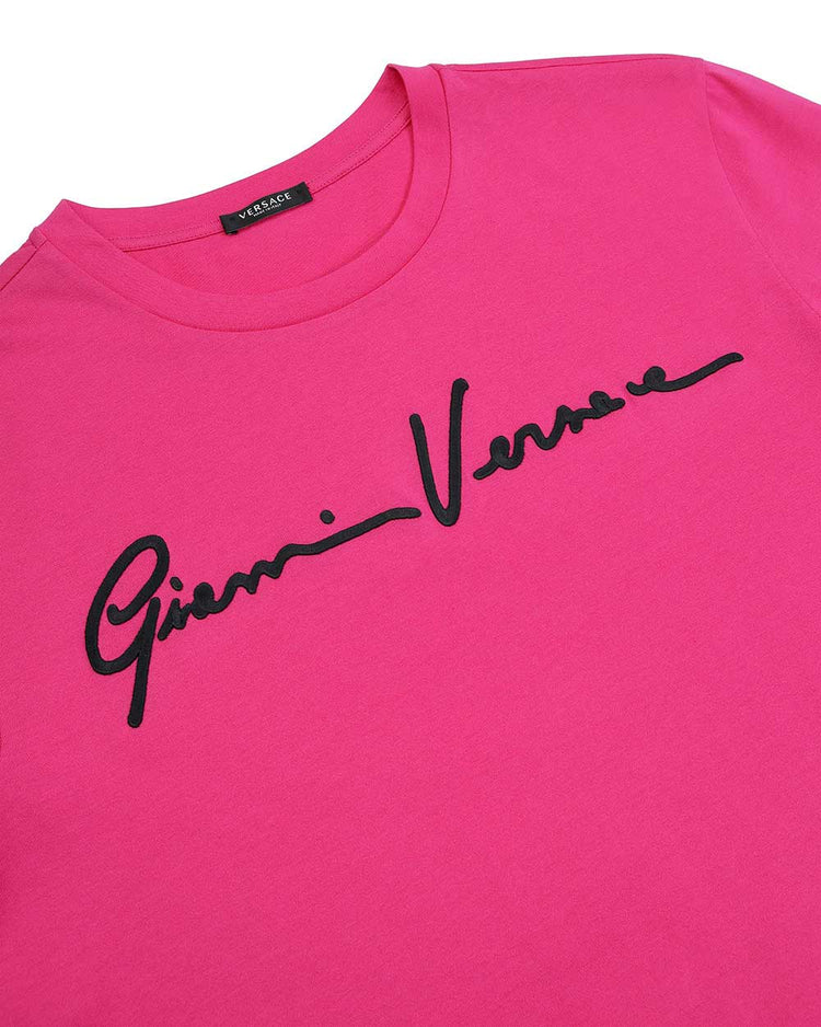 Logo Short Sleeves Round Neck T-shirt