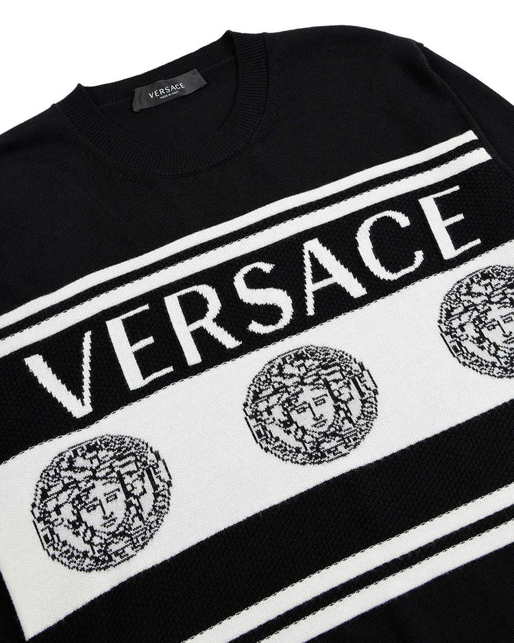 LOGO Intarsia Wool Sweater