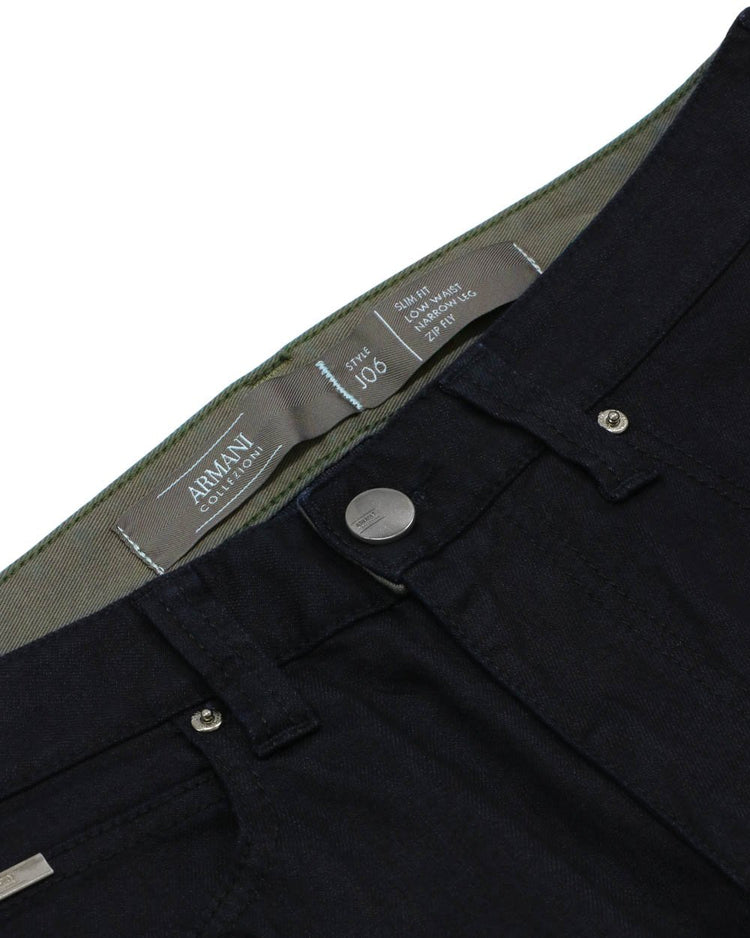 Straight Stretch Cotton Jeans