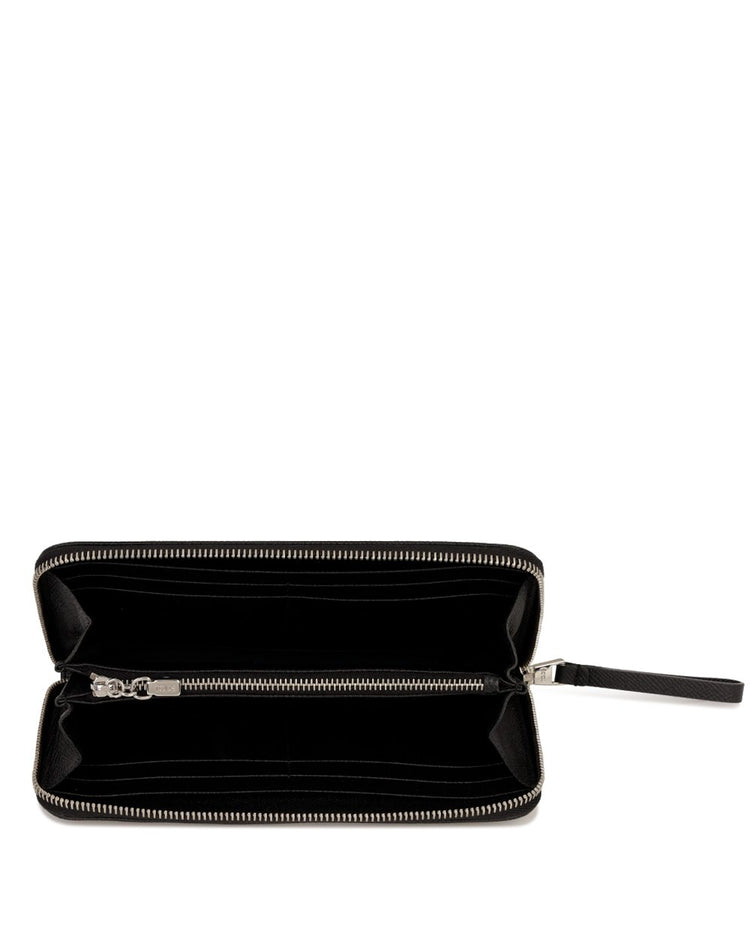 Leather Zip Around Wallet