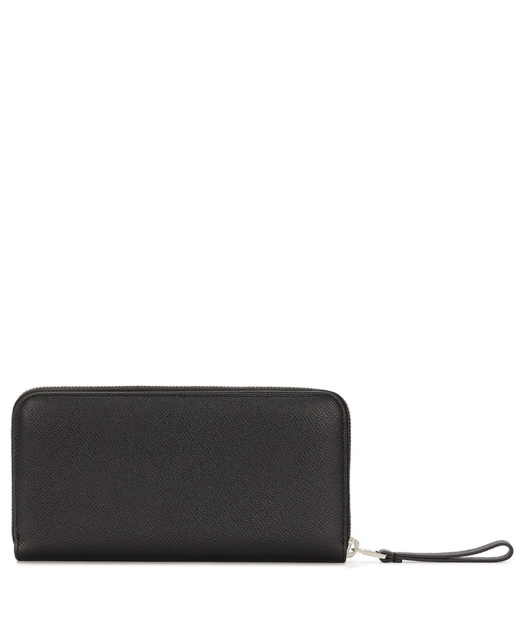 Leather Zip Around Wallet