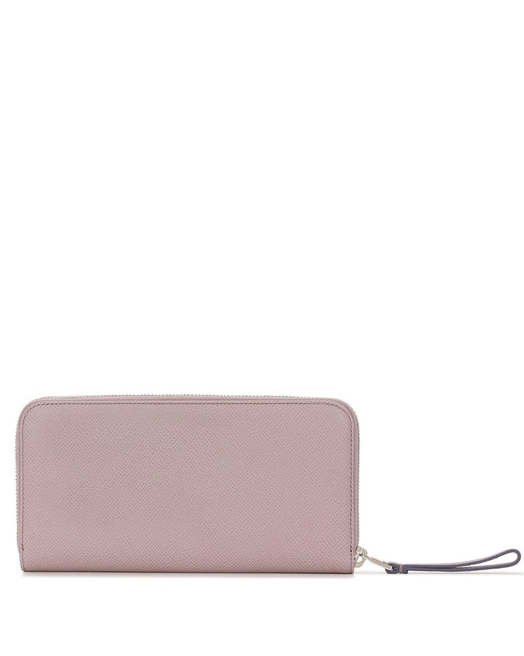 Leather Zip Around Wallet