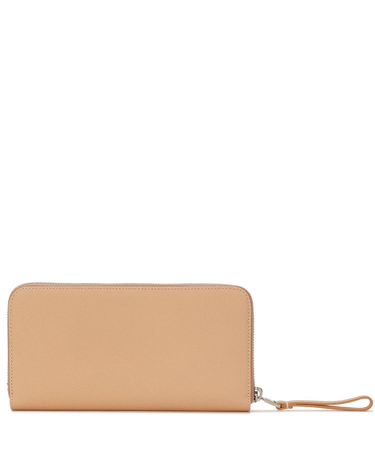 Leather Zip Around Wallet