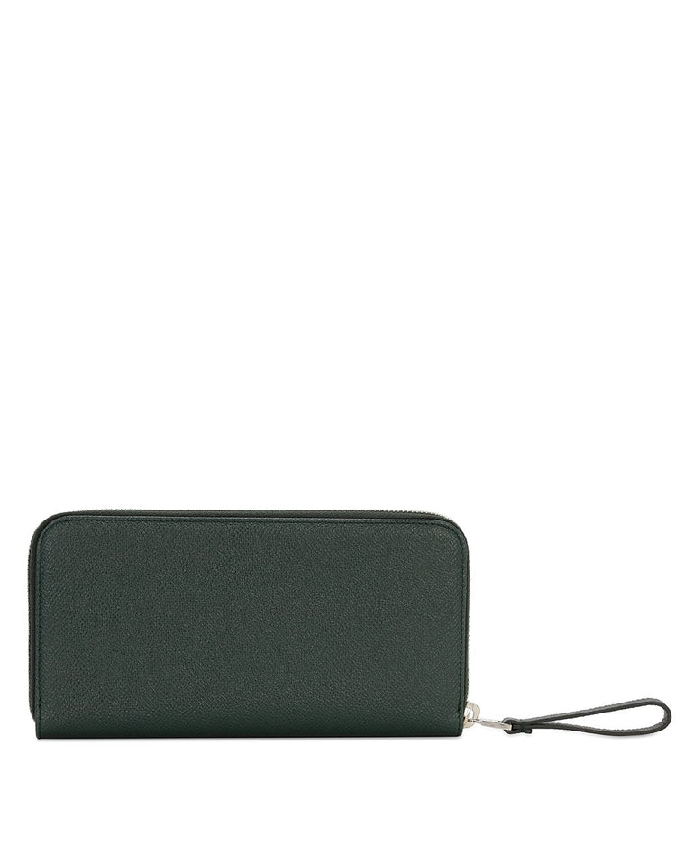 Leather Zip Around Wallet