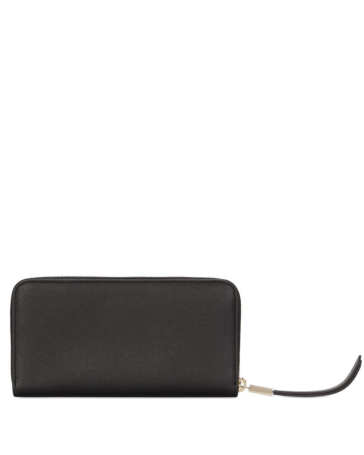 Leather Zip Around Wallet
