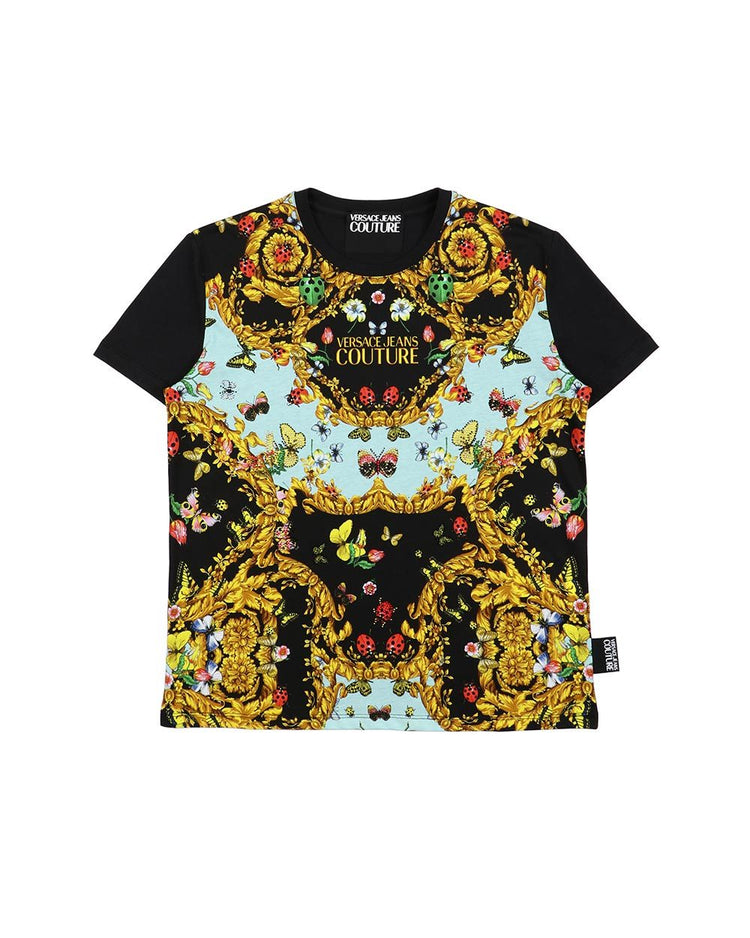 Printed Round Neck Short Sleeves T-shirt