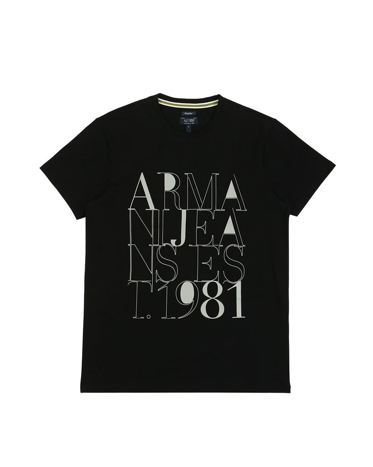 Printed Round Neck Short Sleeves T-shirt