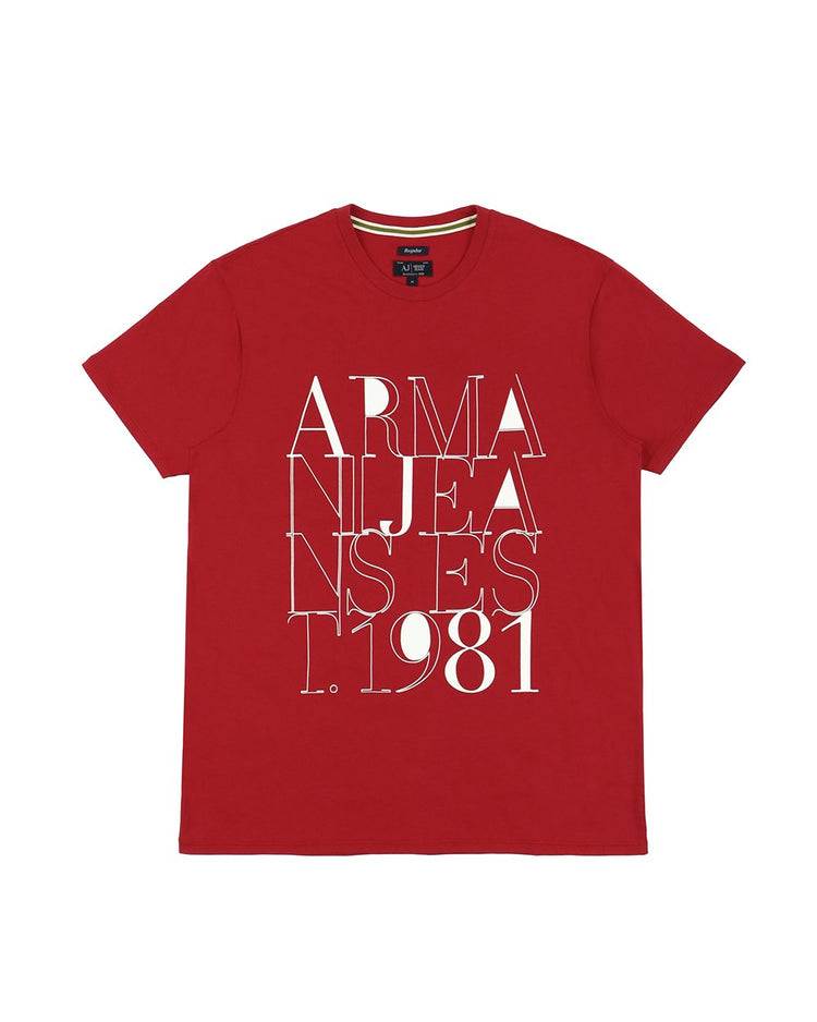 Printed Round Neck Short Sleeves T-shirt