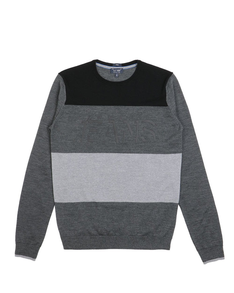 Embossed Logo Sweater