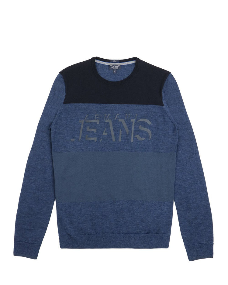 Embossed Logo Sweater
