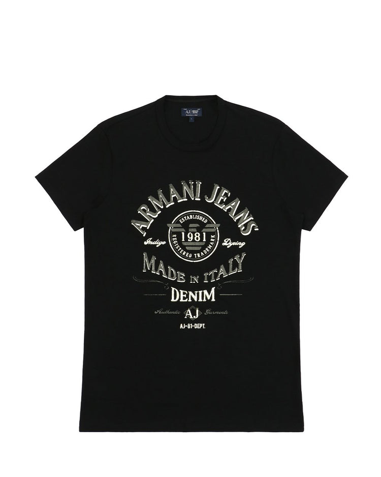 Crew Neck Short-sleeved Logo T-Shirt