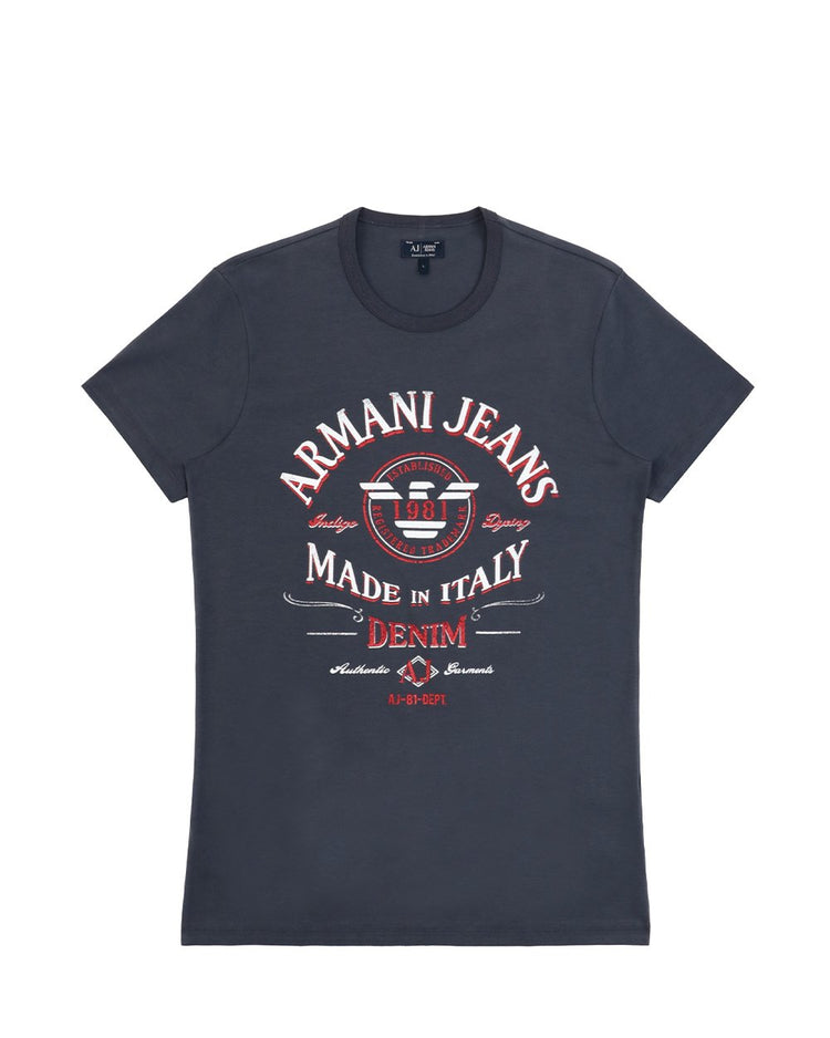 Crew Neck Short-sleeved Logo T-Shirt