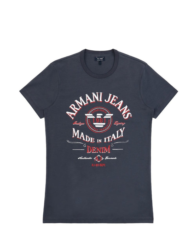 Crew Neck Short-sleeved Logo T-Shirt