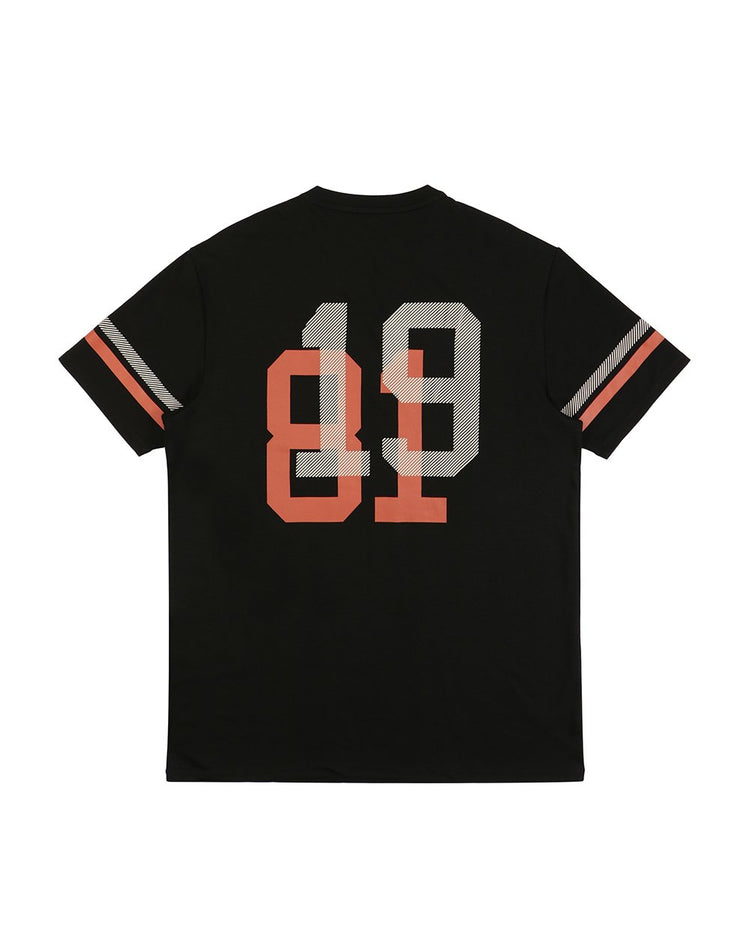 Printed V-neck Short Sleeves T-shirt - ISSI Outlet