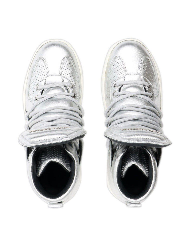 Leather High-Top Sneakers - ISSI Outlet