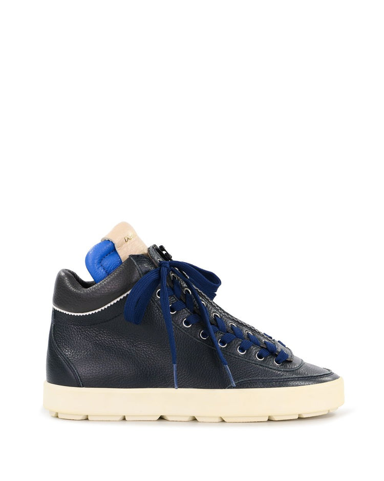 Leather High-Top Sneakers