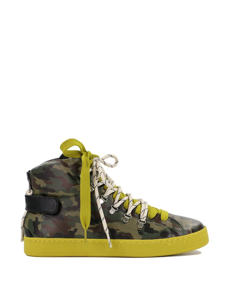High-Top Camouflage Sneakers
