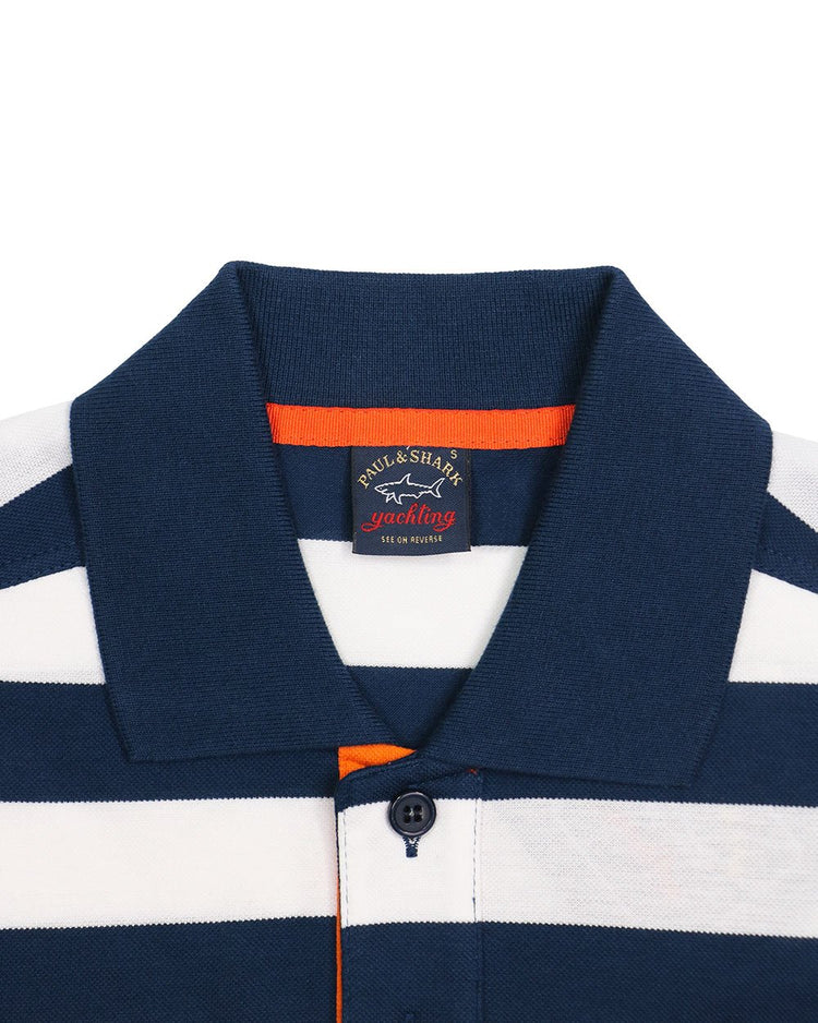 Stripe Cotton Polo Shirt - ISSI Outlet